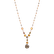 Diamond necklace with Quartz, Citrine and Tourmalíne Seraph Treasure2