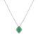 Diamond pendant with Emerald Dedication of Green2
