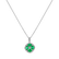 Diamond pendant with Emerald Joyful Memento2