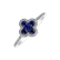 Diamond ring with Sapphire Starry Skies2