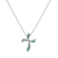 Diamond pendant with Emerald Crossroads of Happiness2
