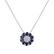 Diamond pendant with Sapphire Celeste2