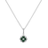 Diamond pendant with Emerald Shining Clover2