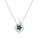 Diamond pendant with Emerald Emerald Rise of Hope2
