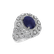 Diamond ring with Sapphire Sapphire Treasure2