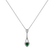 Diamond pendant with Emerald Archaic2