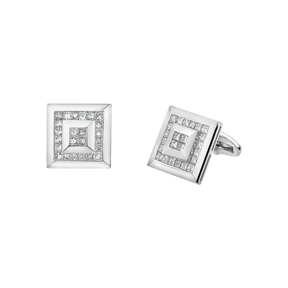 Diamond Cufflinks Luxe Links