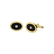 Diamond cufflinks with Onyx Pure Dark2