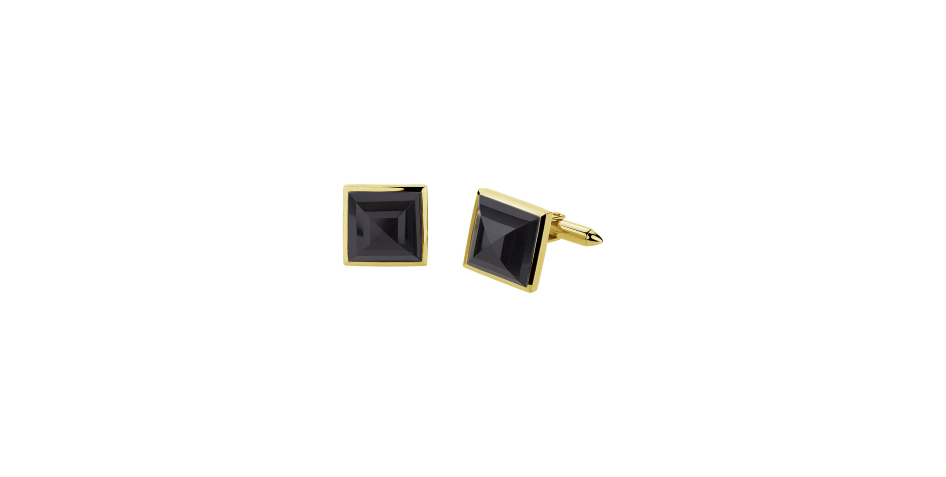 Cufflinks with Onyx Noble Nocturne