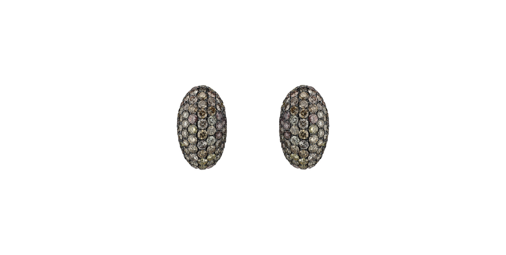 Earrings with brown diamonds Angel Symphony
