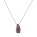 Pendant with brown diamonds and Amethyst Mythic Desire2