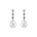 Diamond earrings with Pearl Mariner2