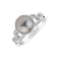 Diamond ring with Pearl Charm of Freshwater2
