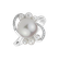 Diamond ring with Pearl Celestial Pearls2
