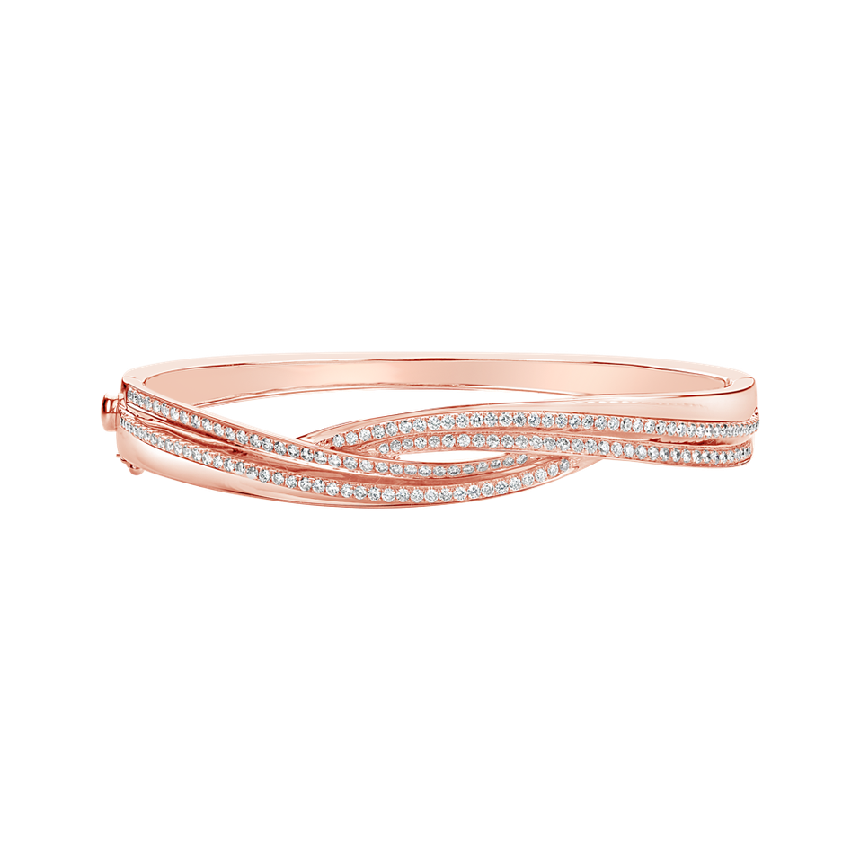 Bracelet with diamonds Miracle Ribbon