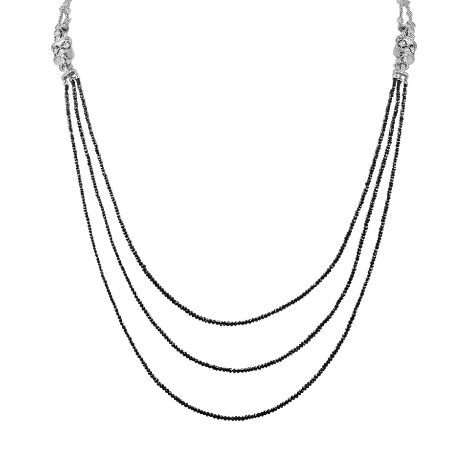 Necklace with black and white diamonds Starshine Sin