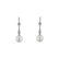 Diamond earrings with Pearl Alastia2