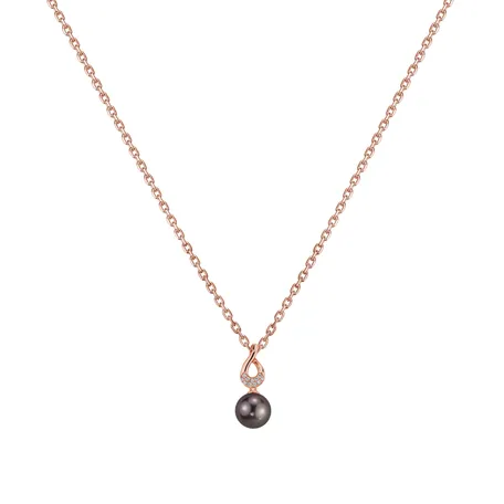 Diamond pendant with Pearl Neden