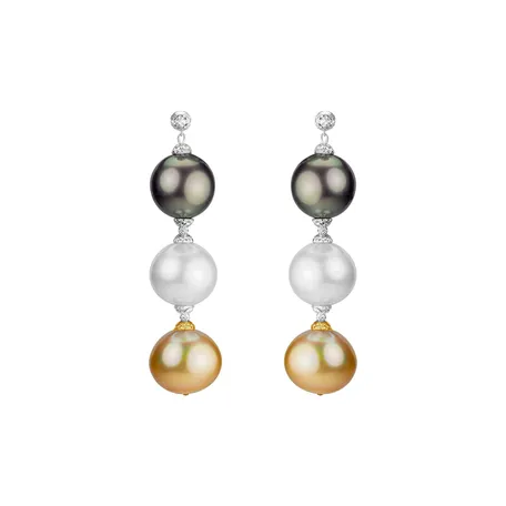 Earrings with Pearl Ocean Secret