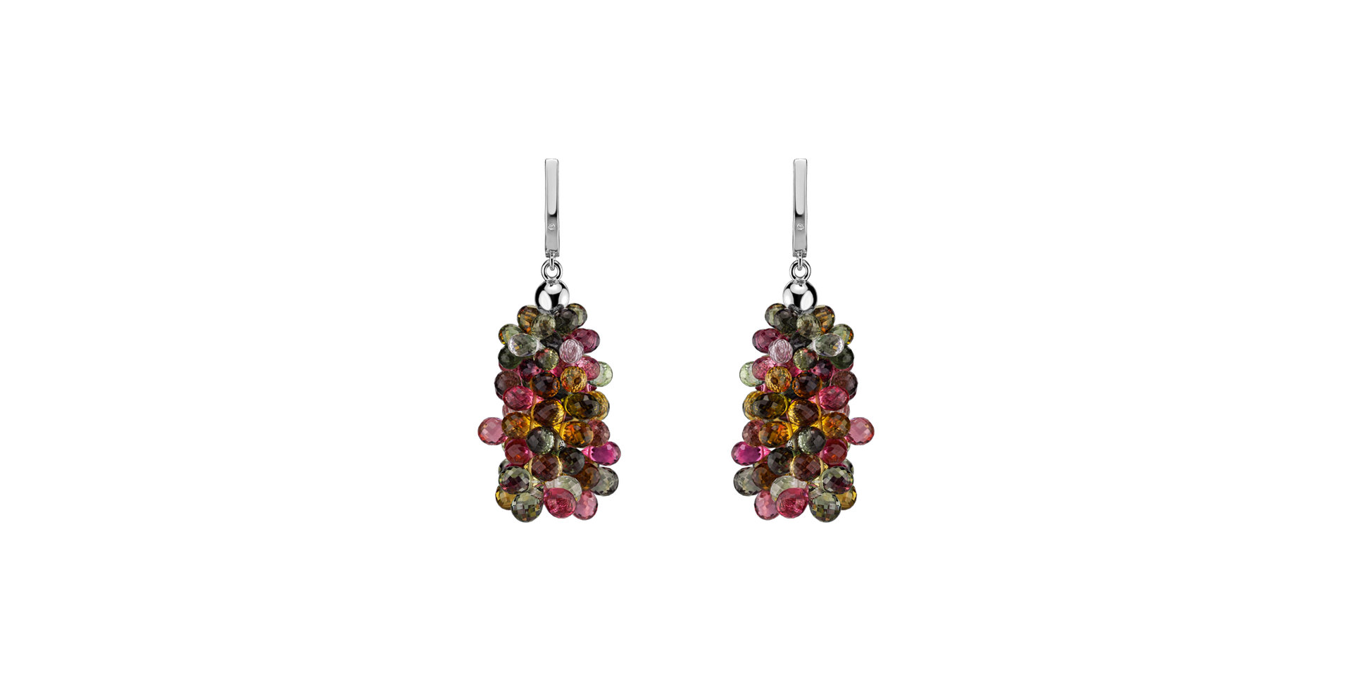 Diamond earrings and Tourmalíne Bolkonskaya