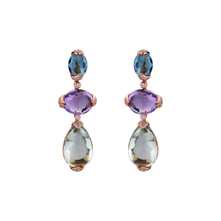 Diamond earrings and gemstones Heaven Glam