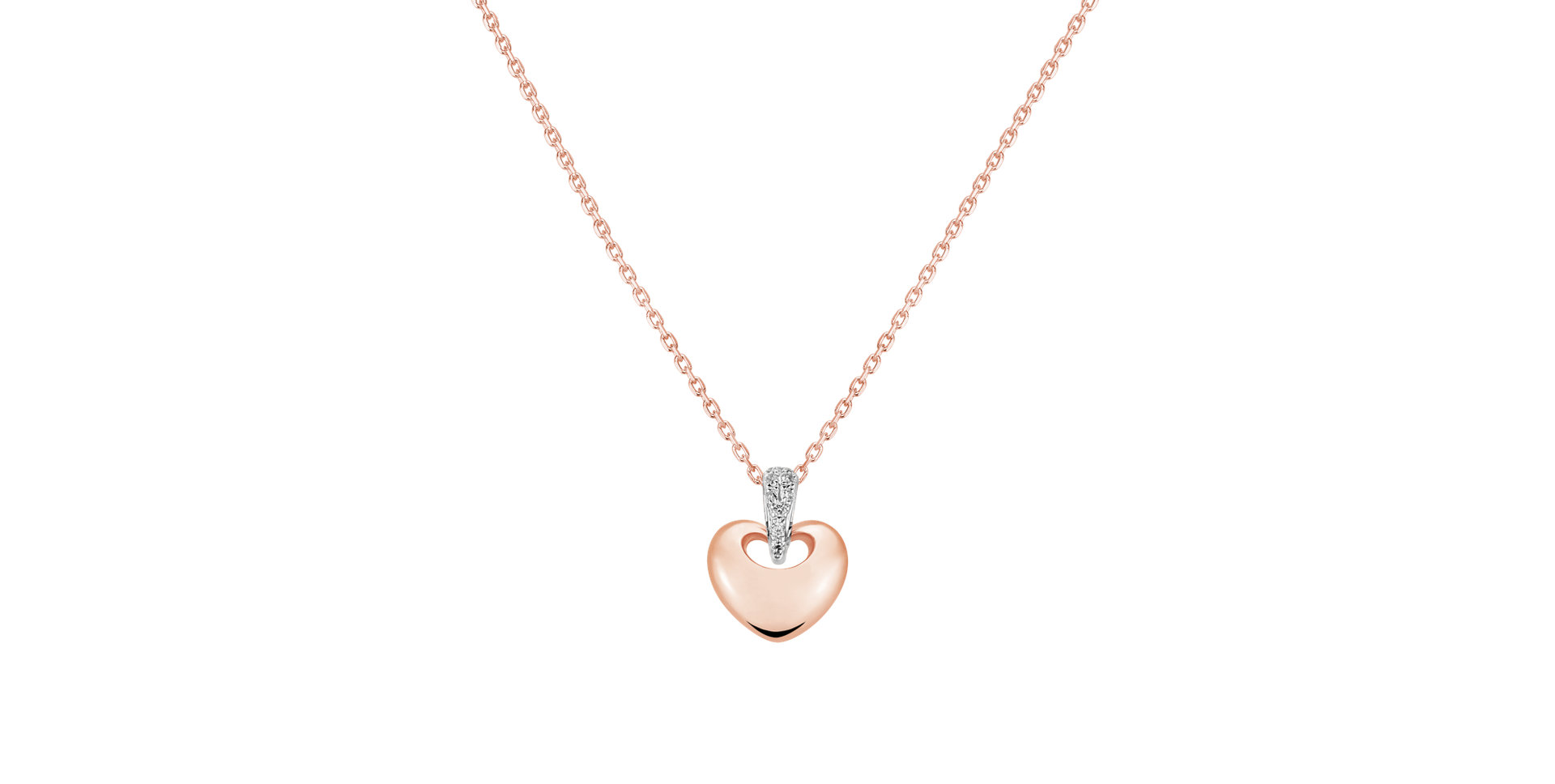 Diamond pendant Cuore Puro