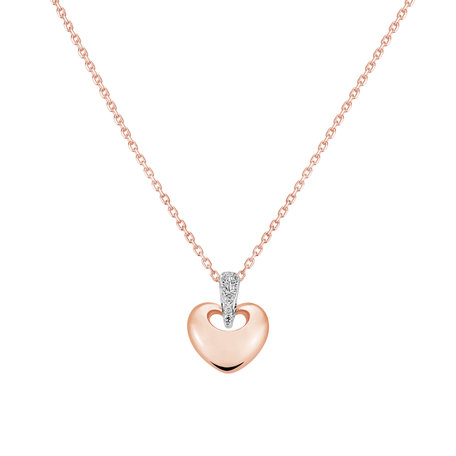 Diamond pendant Cuore Puro