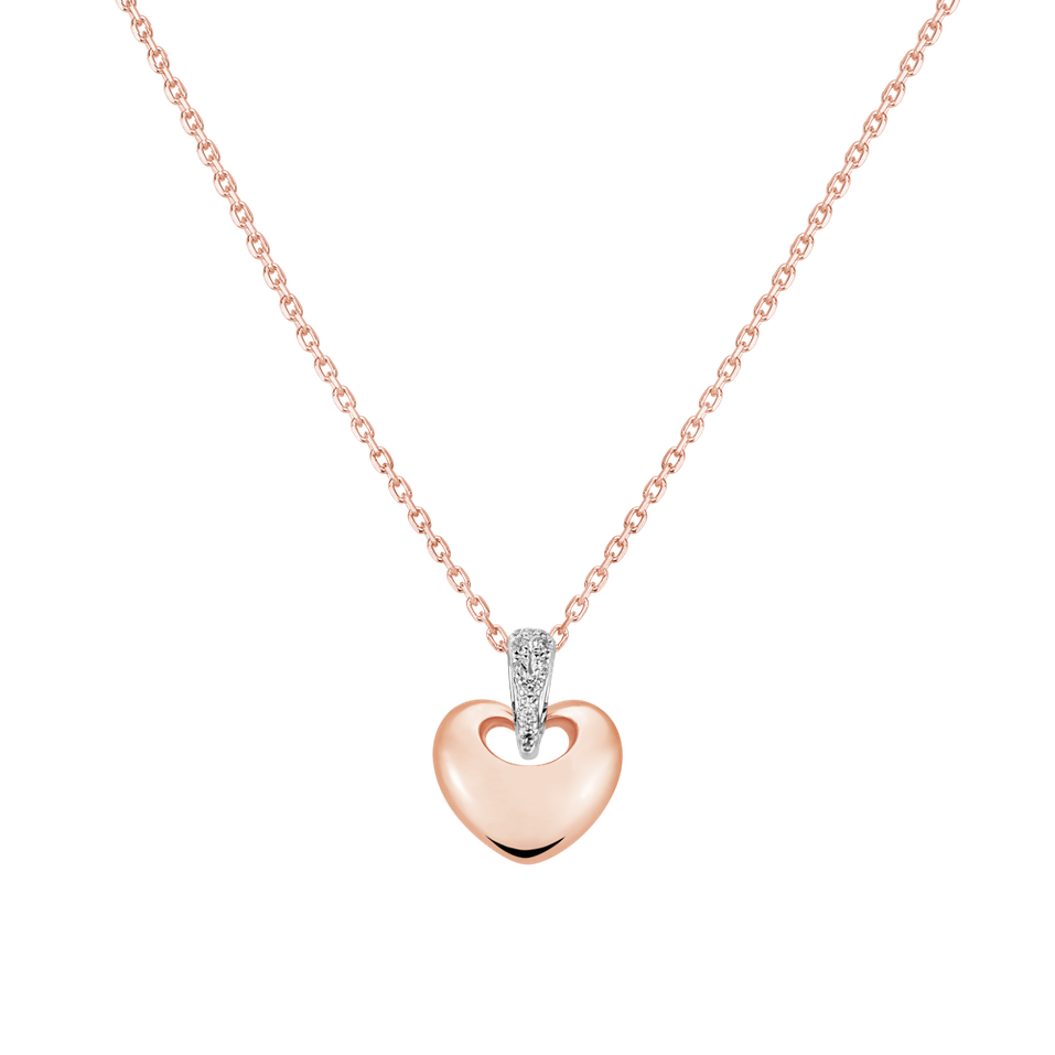 Diamond pendant Cuore Puro