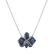 Diamond necklace with Sapphire Viola Romance2