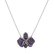 Diamond necklace with Sapphire Viola Romance2