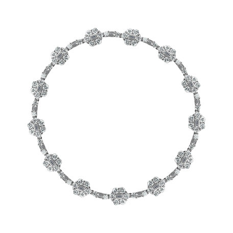 Bracelet with diamonds Flower Meadow