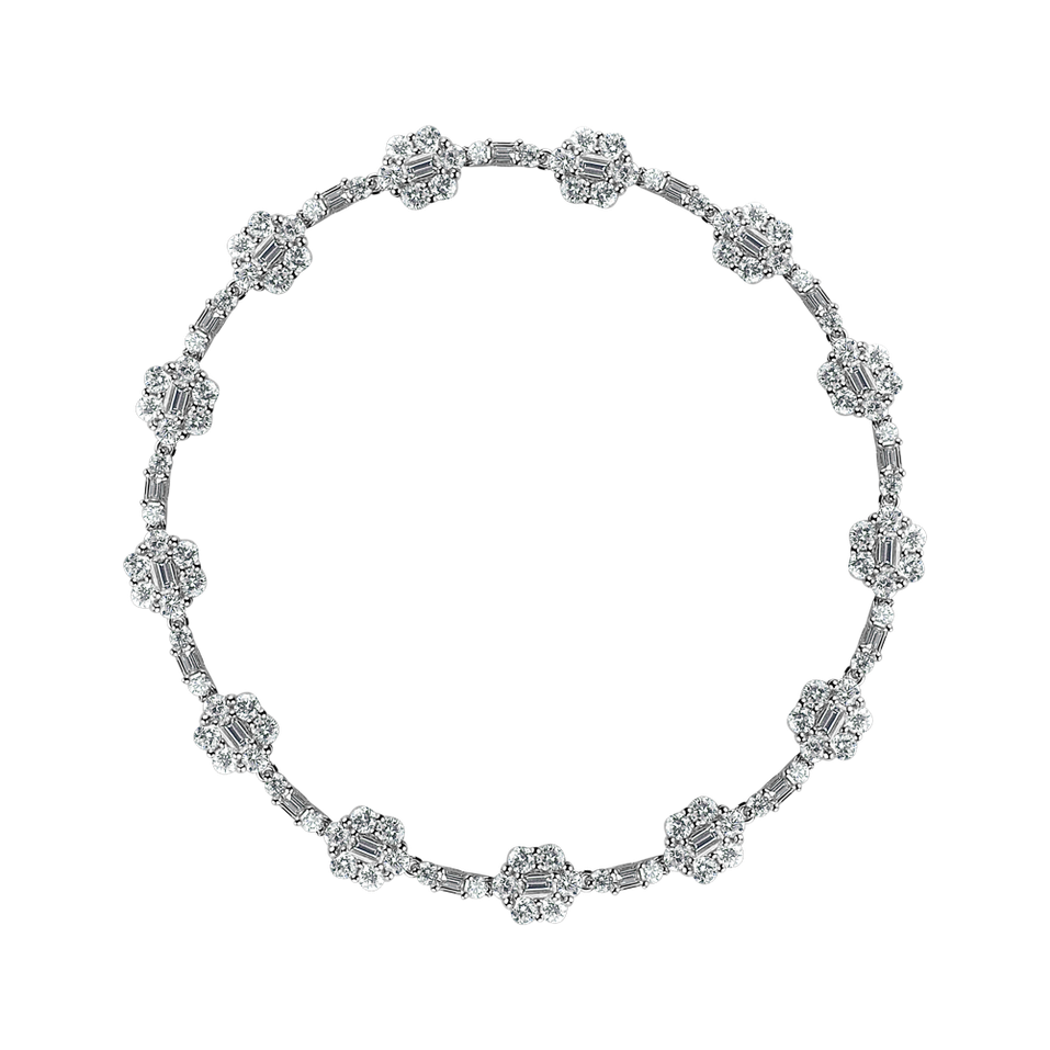 Bracelet with diamonds Flower Meadow