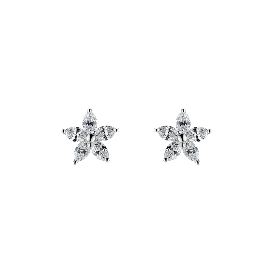 Diamond earrings Star Bloom