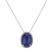 Diamond pendant with Tanzanite Mephisto Star2