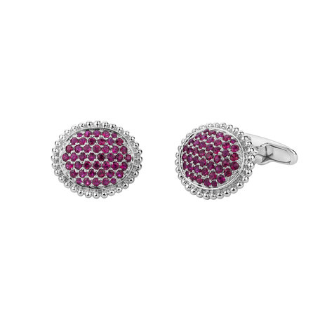 Cufflinks with Ruby Desire Eminence