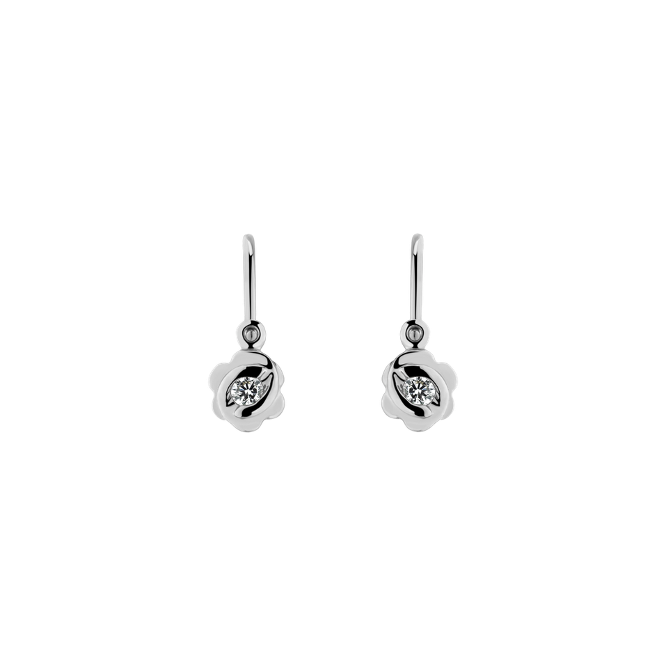 Children's diamond earrings Blummen