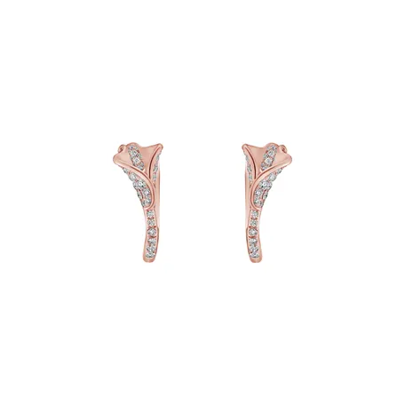 Diamond earrings Sunshine Bloom