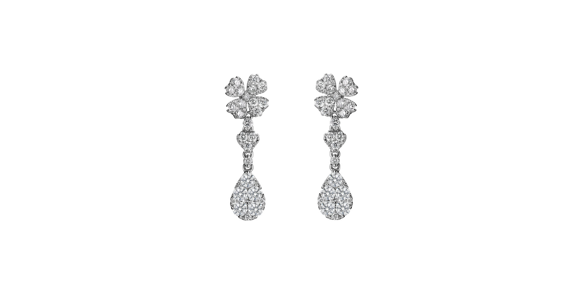 Diamond earrings Versailles Princess