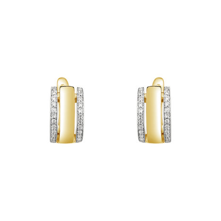 Diamond earrings Amazing Symetry