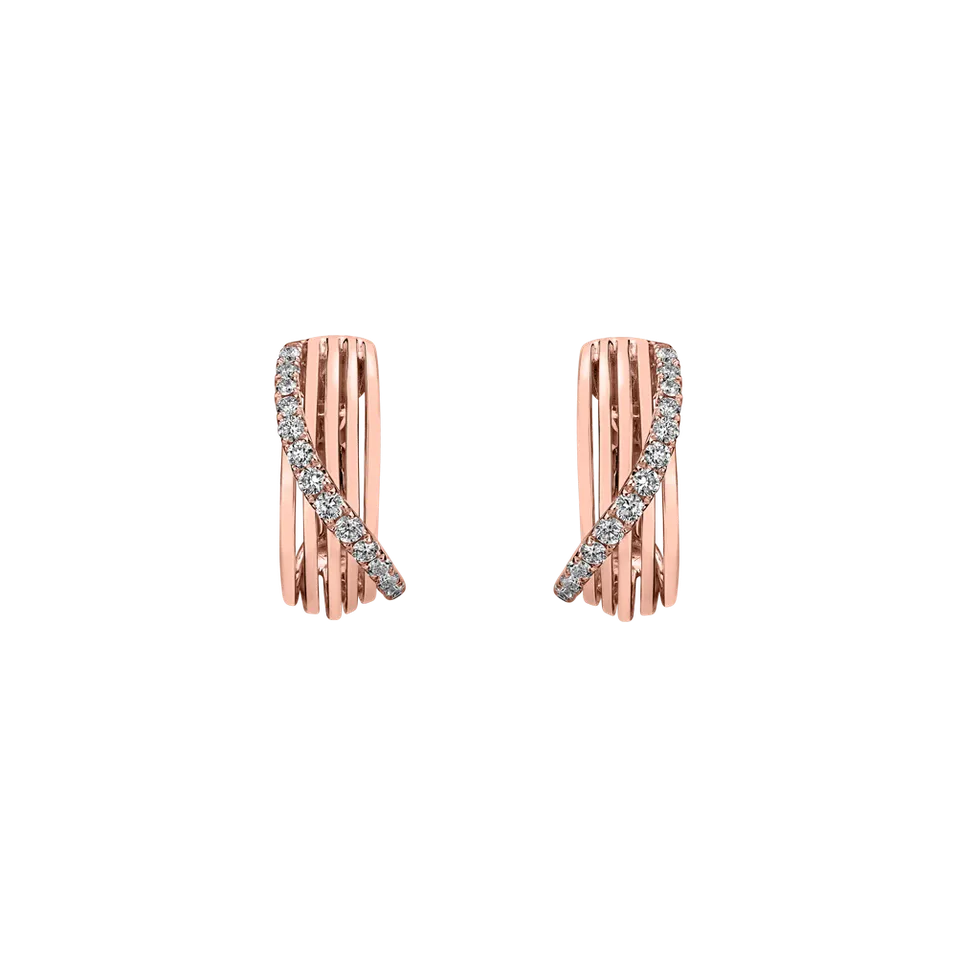 Diamond earrings Fresh Waves
