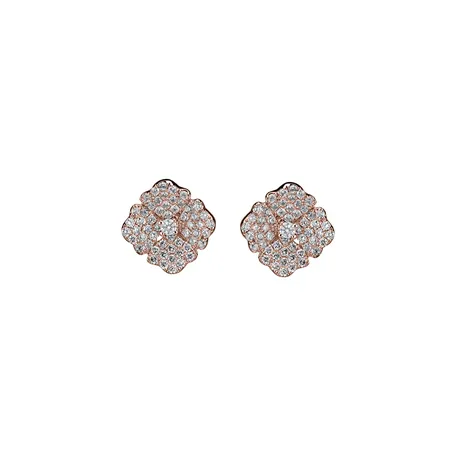 Diamond earrings Moon Flora