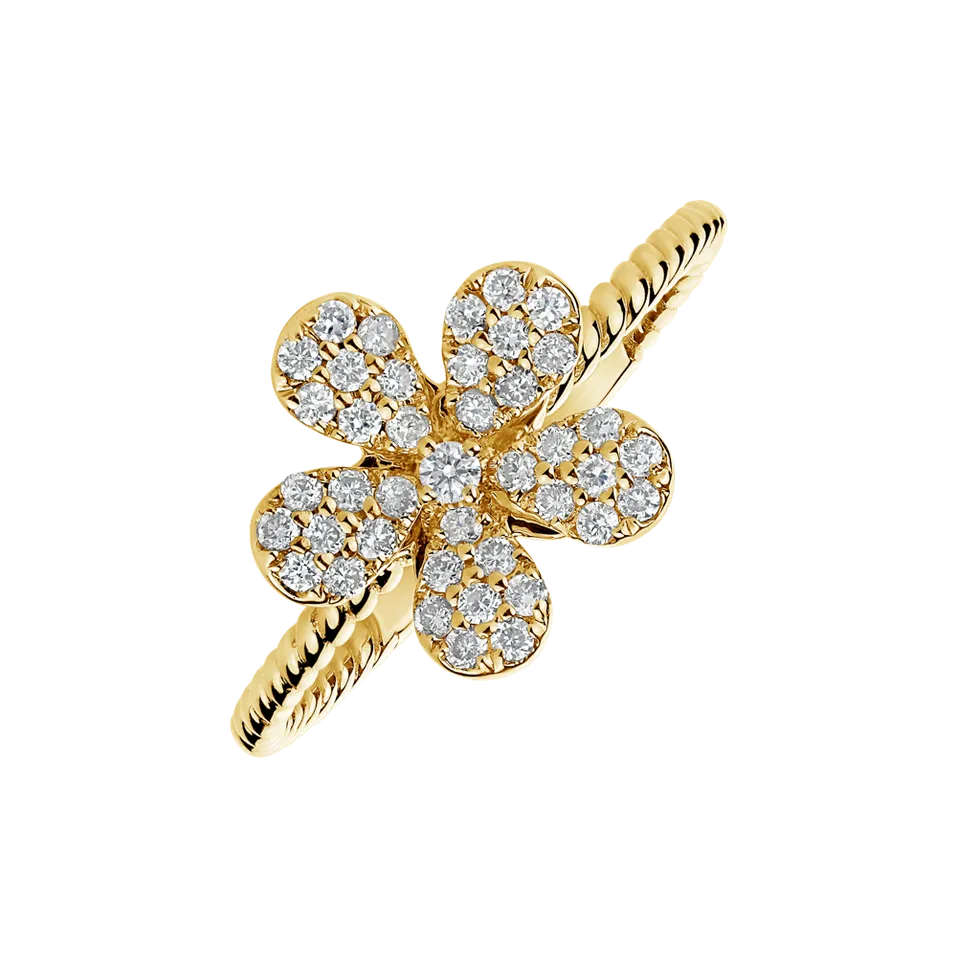 Diamond ring Sun Daisy
