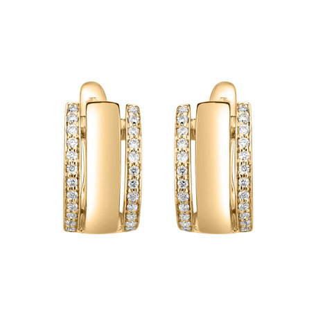 Diamond earrings Amazing Symetry