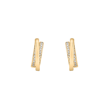 Diamond earrings Dream Wings