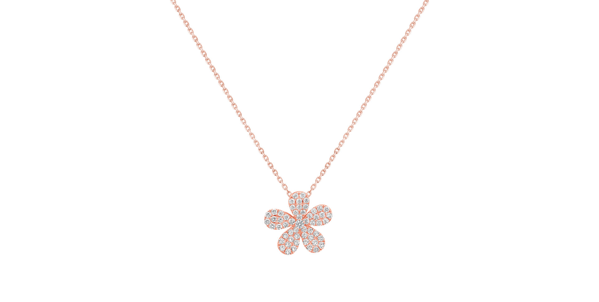 Diamond pendant Sunshine Daisy