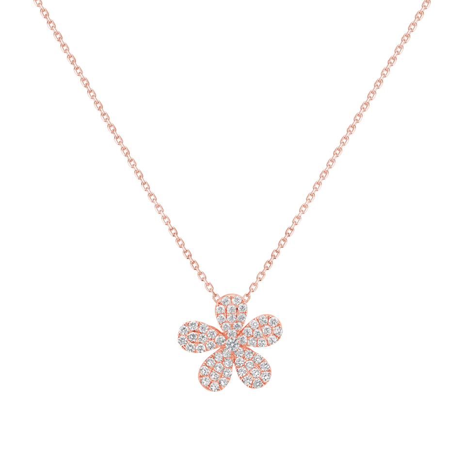 Diamond pendant Sunshine Daisy