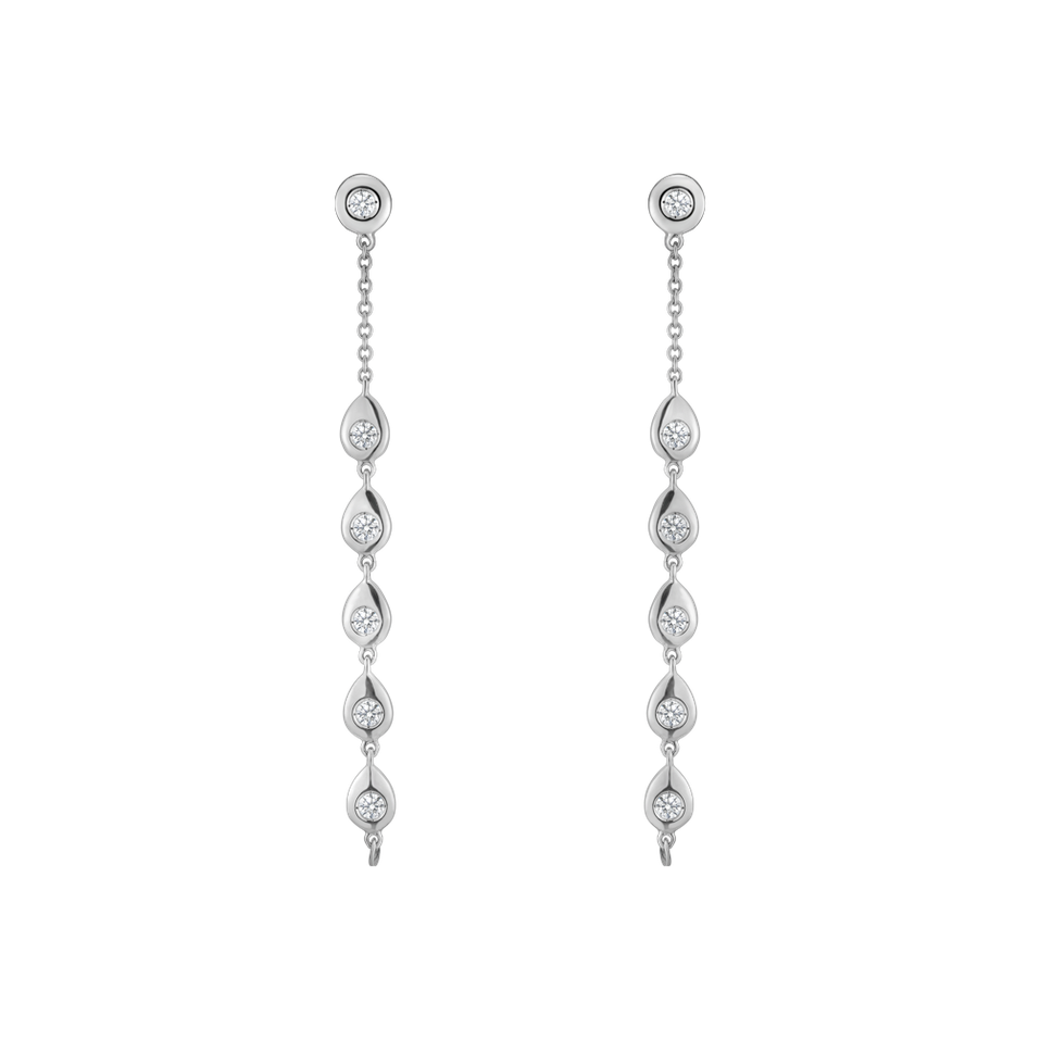 Diamond earrings Shine Waterfall