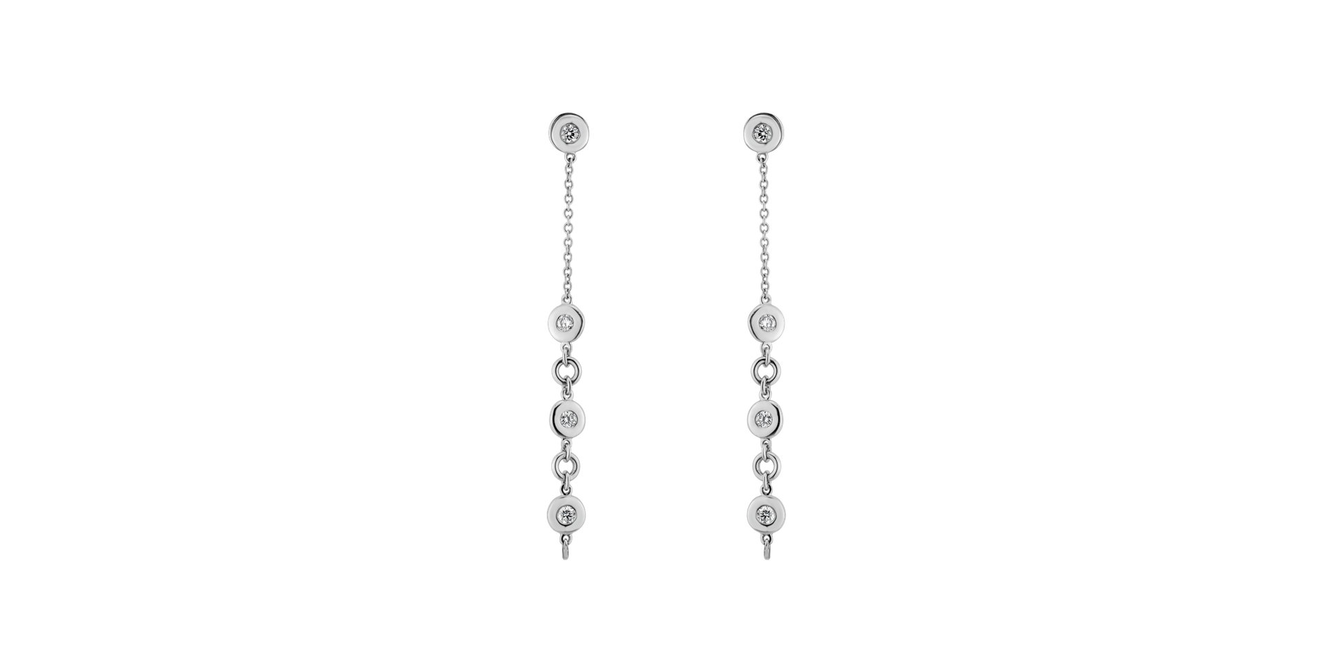 Diamond earrings Endless Waterfall