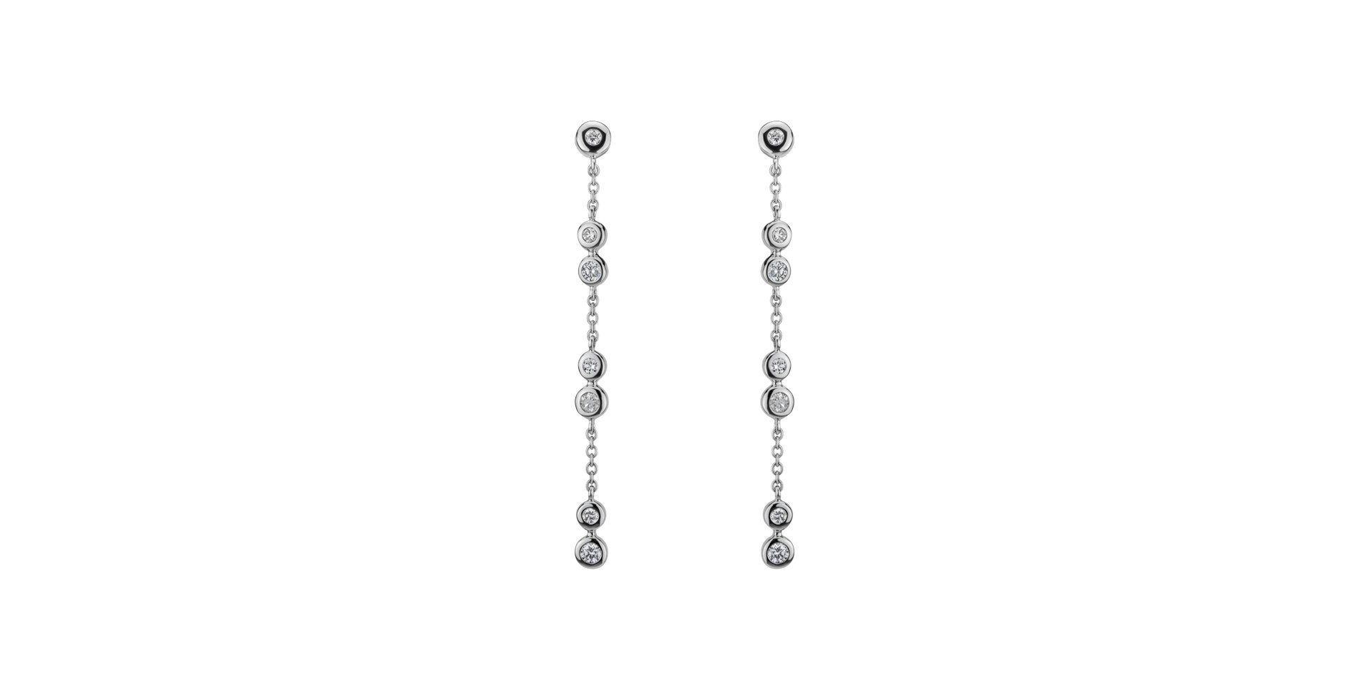 Diamond earrings Charming Waterfall
