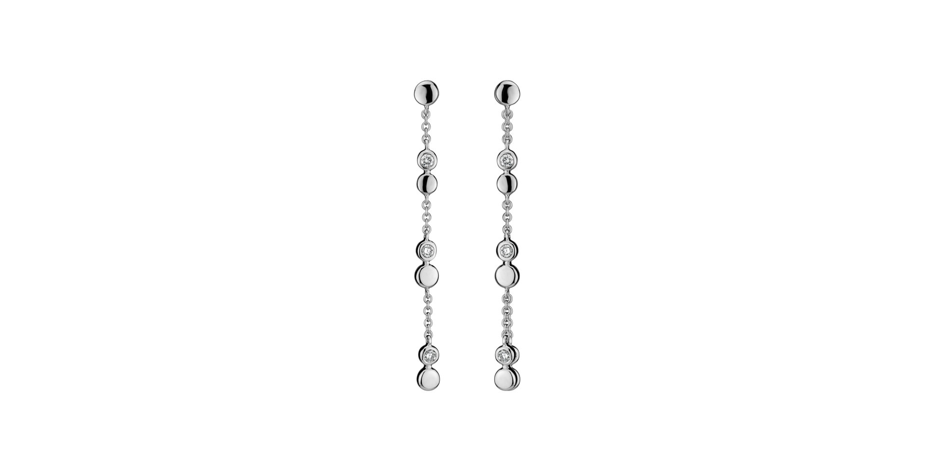 Diamond earrings Charming Waterfall